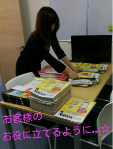 一つひとつ、心を込めてファイリングしています!